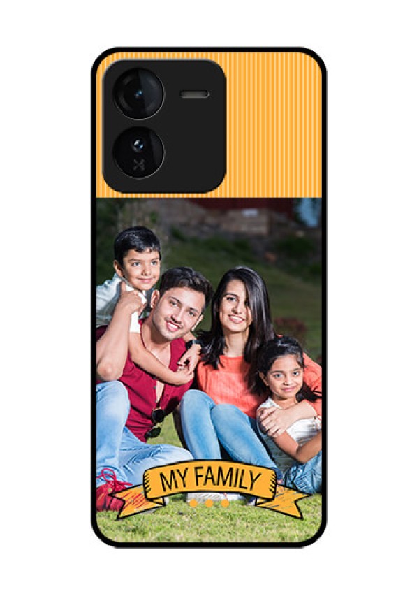 iQOO Z9 5G Custom Glass Phone CaseMy Family Design