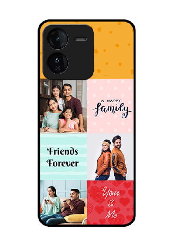 iQOO Z9 5G Custom Glass Phone CaseImages With Quotes Design