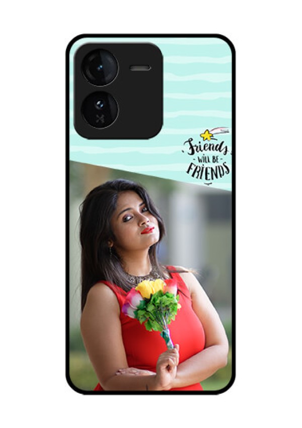 iQOO Z9 5G Custom Glass Phone CaseFriends Picture Icon Design