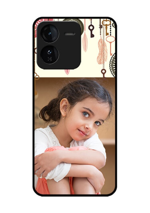 iQOO Z9 5G Custom Glass Phone CaseBoho Style Design
