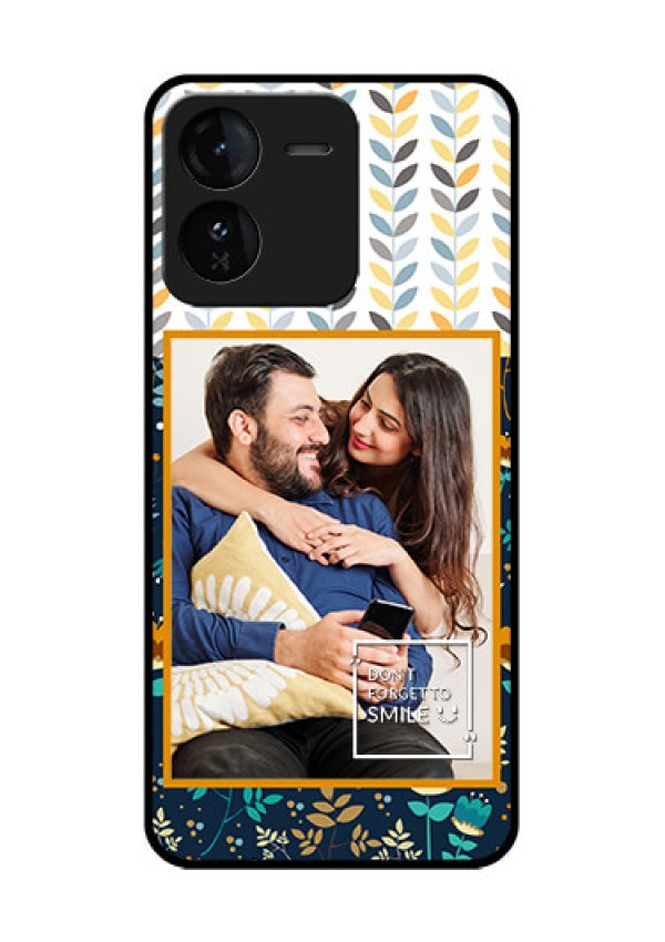 iQOO Z9 5G Custom Glass Phone CasePattern Design