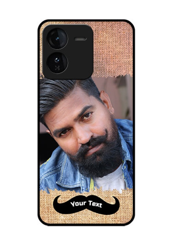 iQOO Z9 5G Custom Glass Phone CaseWith Texture Design