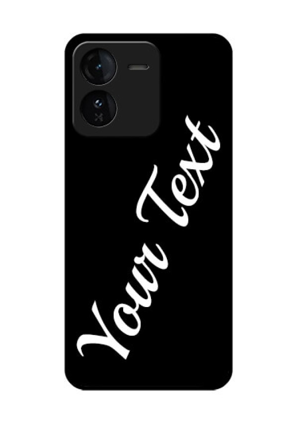 iQOO Z9 5G Custom Glass Phone CaseWith Your Name Design