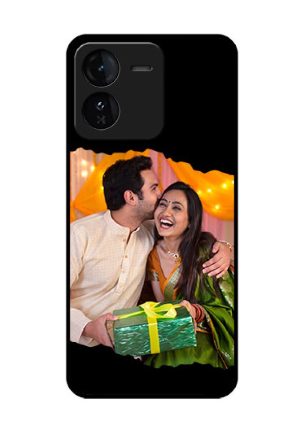 iQOO Z9 5G Custom Glass Phone CaseTear - Off Design