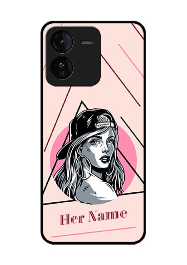 iQOO Z9 5G Custom Glass Phone CaseRockstar Girl Design