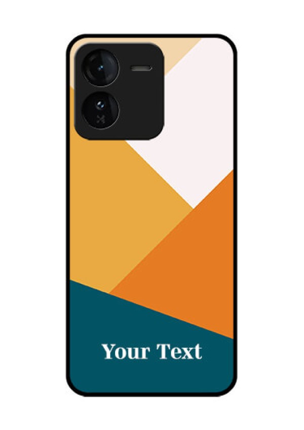 iQOO Z9 5G Custom Glass Phone CaseStacked Multi - Colour Design