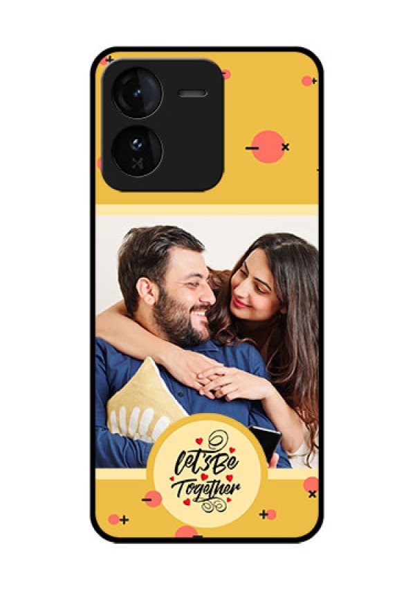 iQOO Z9 5G Custom Glass Phone CaseLets Be Together Design