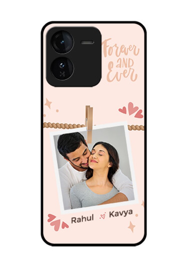 iQOO Z9 5G Custom Glass Phone CaseForever And Ever Love Design