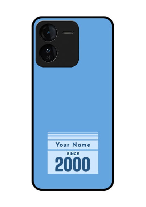iQOO Z9 5G Custom Glass Phone CaseCustom Year Of Birth Design