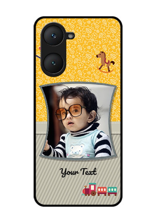 iQOO Z9 Lite 5G Custom Glass Phone Case - Baby Picture Upload Design