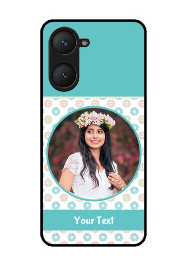 iQOO Z9 Lite 5G Custom Glass Phone Case - Beautiful Flowers Design