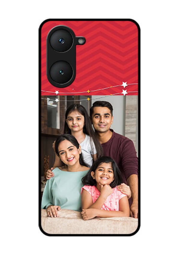 iQOO Z9 Lite 5G Custom Glass Phone Case - Happy Family Design