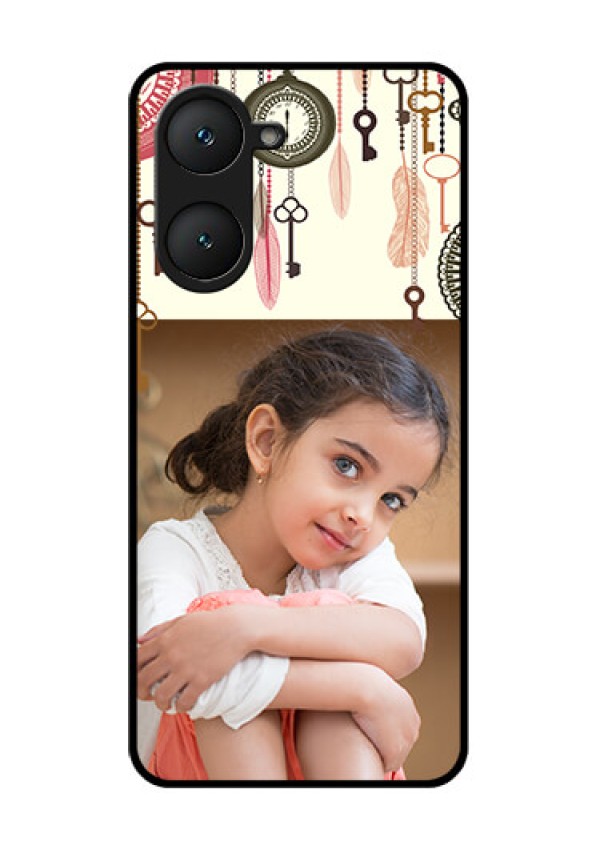 iQOO Z9 Lite 5G Custom Glass Phone Case - Boho Style Design