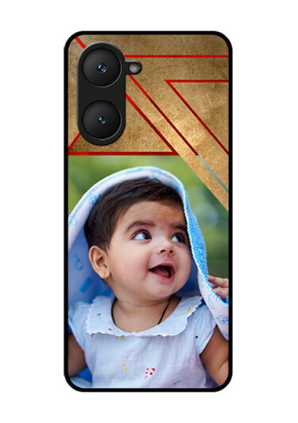 iQOO Z9 Lite 5G Custom Glass Phone Case - Gradient Abstract Texture Design