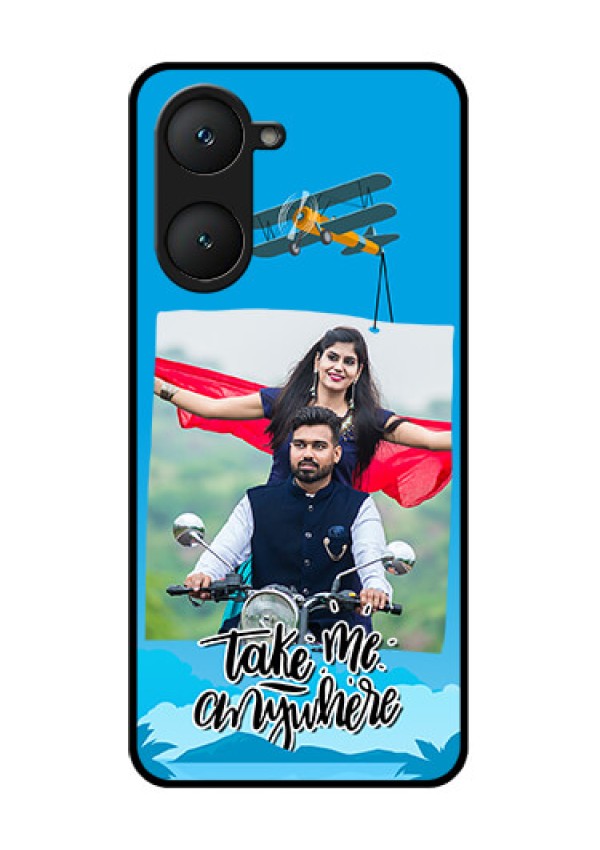 iQOO Z9 Lite 5G Custom Glass Phone Case - Traveller Design