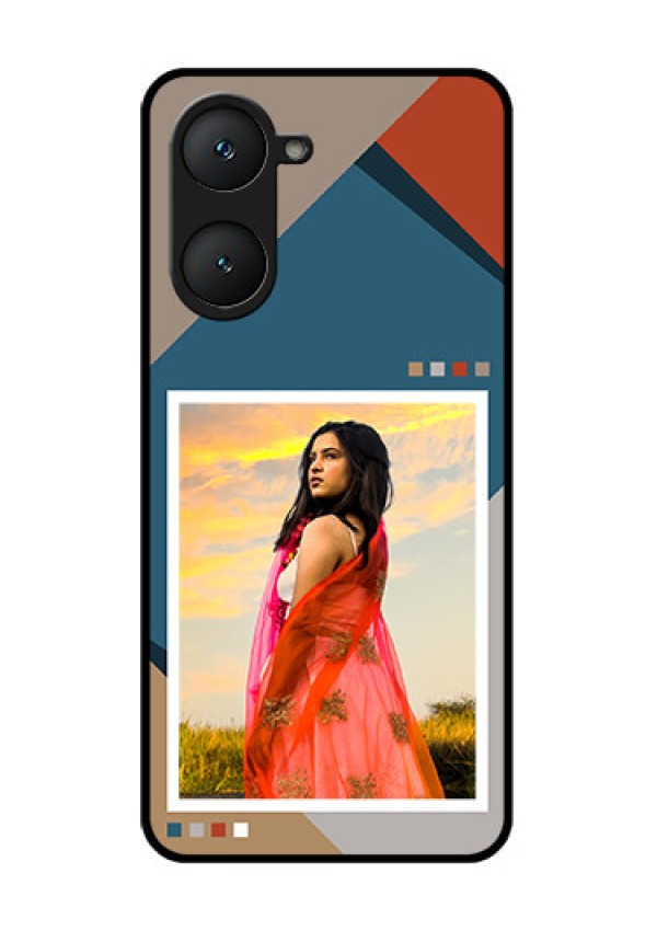 iQOO Z9 Lite 5G Custom Glass Phone Case - Retro Color Pallet Design