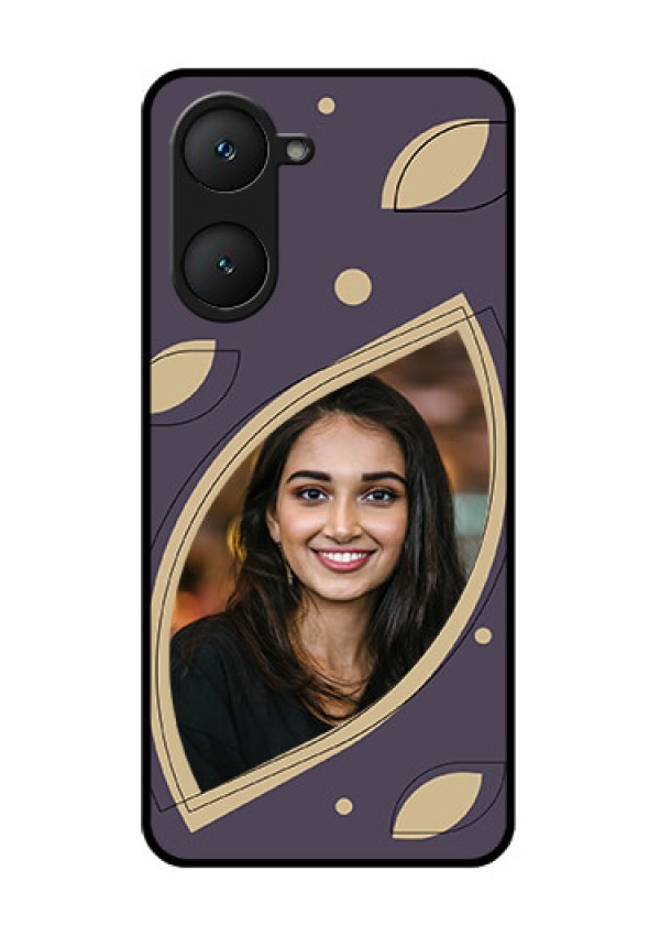 iQOO Z9 Lite 5G Custom Glass Phone Case - Falling Leaf Design