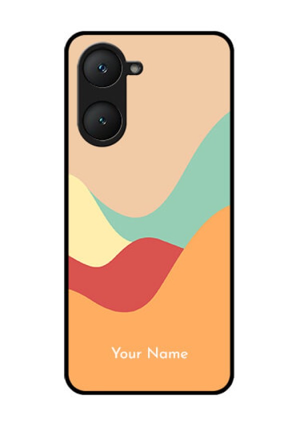 iQOO Z9 Lite 5G Custom Glass Phone Case - Ocean Waves Multi - Colour Design