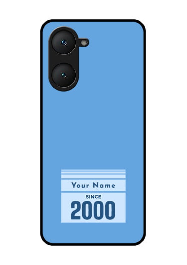 iQOO Z9 Lite 5G Custom Glass Phone Case - Custom Year Of Birth Design