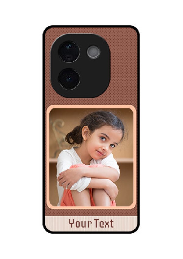 iQOO Z9s Pro 5G Custom Glass Phone CaseSimple Pic Upload Design