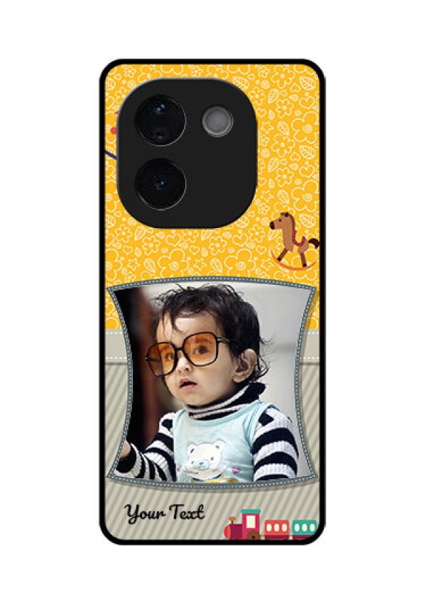 iQOO Z9s Pro 5G Custom Glass Phone CaseBaby Picture Upload Design