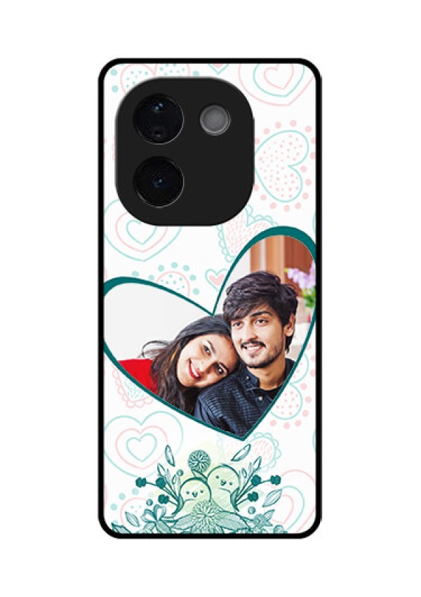 iQOO Z9s Pro 5G Custom Glass Phone CasePremium Couple Design
