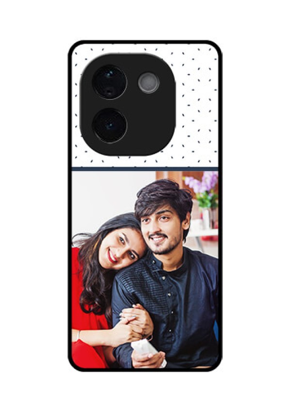 iQOO Z9s Pro 5G Custom Glass Phone CasePremium Dot Design