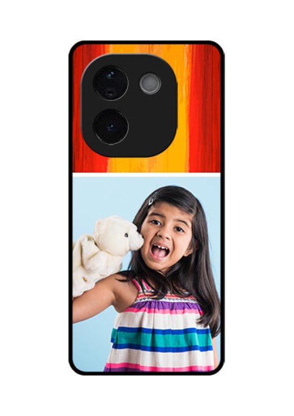 iQOO Z9s Pro 5G Custom Glass Phone CaseMulti Color Design
