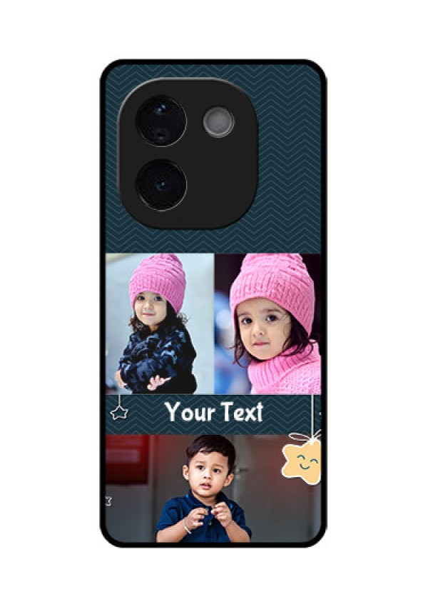 iQOO Z9s Pro 5G Custom Glass Phone CaseHanging Stars Design