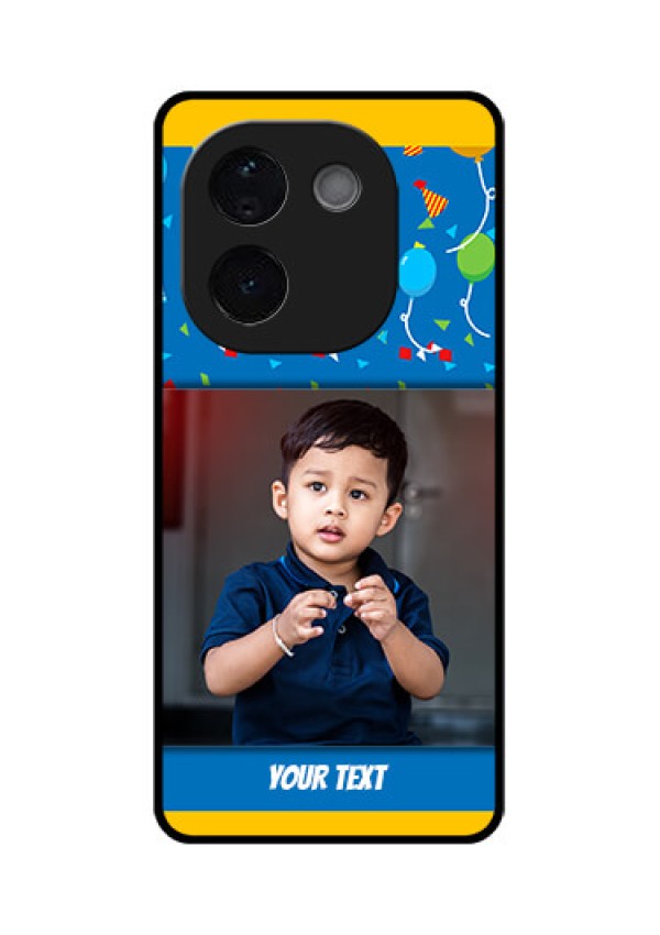 iQOO Z9s Pro 5G Custom Glass Phone CaseBirthday Wishes Design