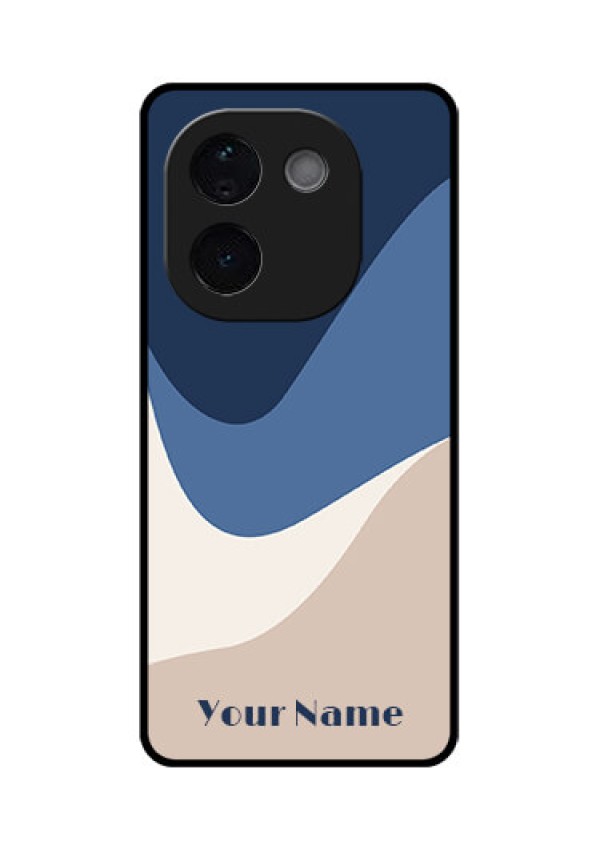iQOO Z9s Pro 5G Custom Glass Phone CaseAbstract Drip Art Design