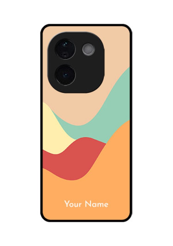 iQOO Z9s Pro 5G Custom Glass Phone CaseOcean Waves Multi - Colour Design