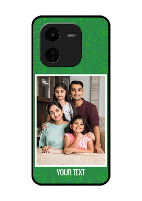 iQOO Z9X 5G Custom Glass Phone CasePicture Upload Design