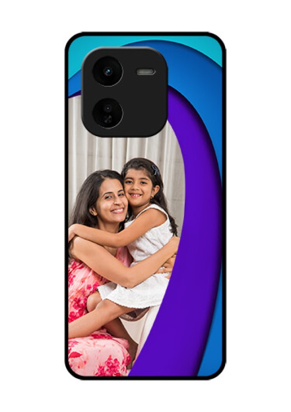 iQOO Z9X 5G Custom Glass Phone CaseSimple Pattern Design