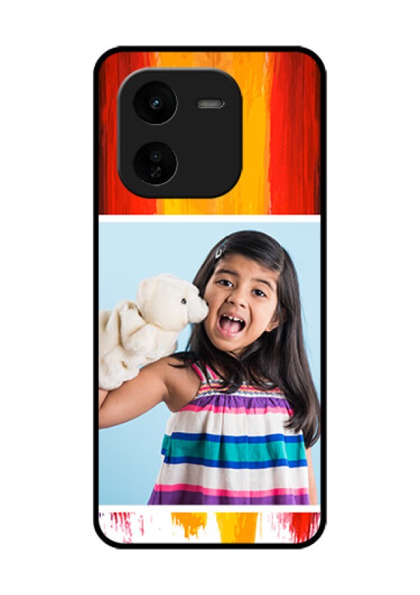 iQOO Z9X 5G Custom Glass Phone CaseMulti Color Design