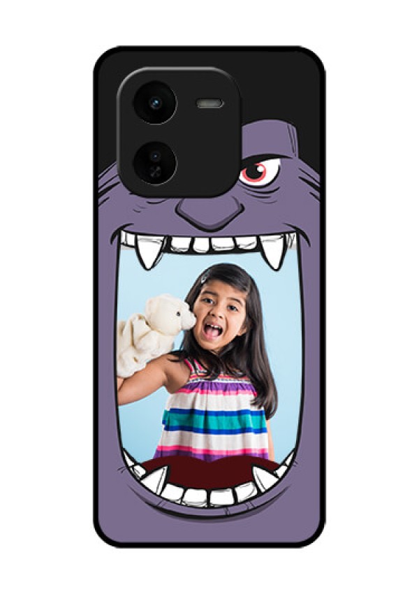 iQOO Z9X 5G Custom Glass Phone CaseAngry Monster Design