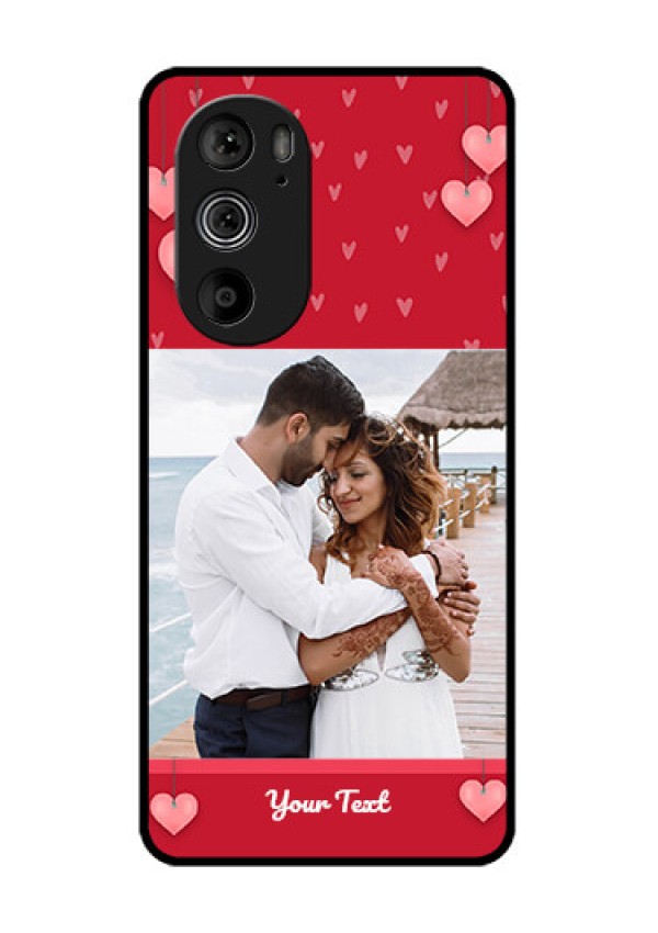 Motorola Edge 30 Pro Custom Glass Phone Case - Valentines Day Design