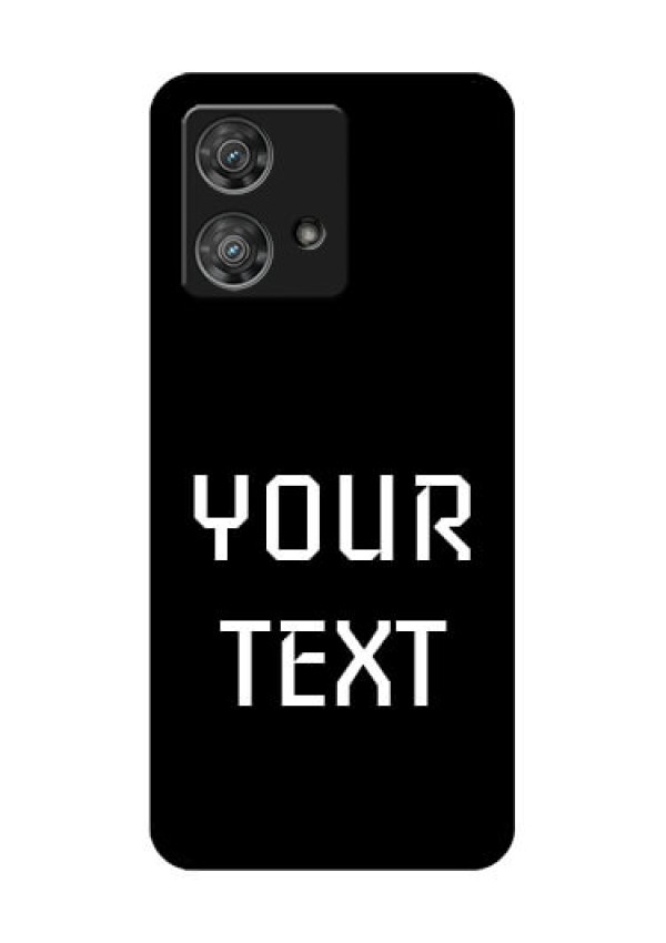 Motorola Edge 40 Neo Custom Glass Phone Case - Your Name Design