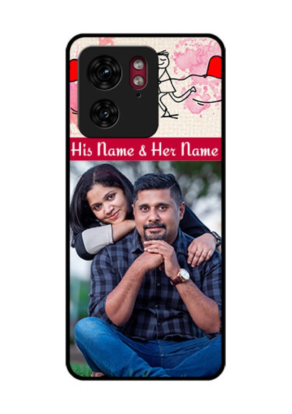 Motorola Edge 40 Custom Glass Phone Case - You And Me Case Design