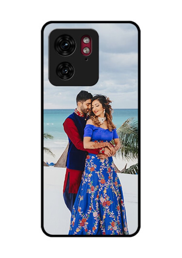 Motorola Edge 40 Custom Glass Phone Case - Upload Full Picture Design