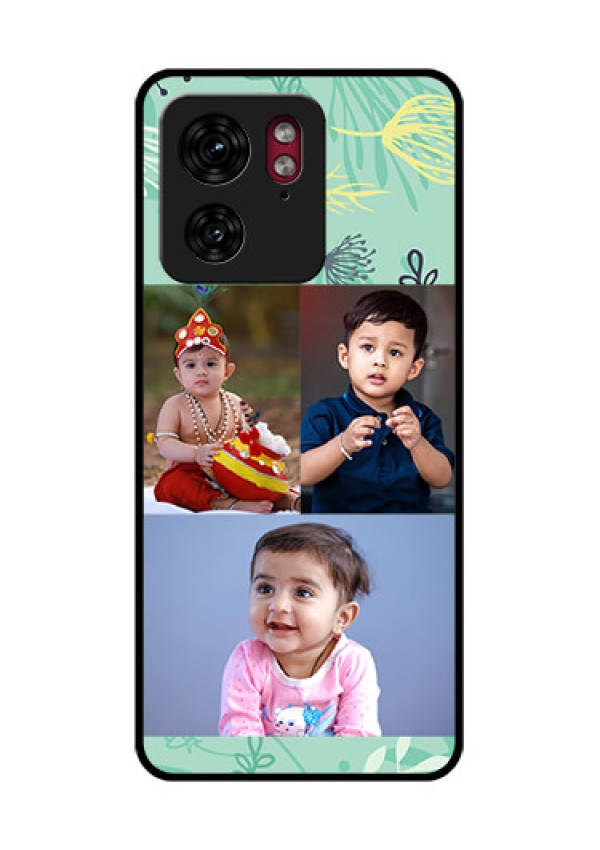 Motorola Edge 40 Custom Glass Phone Case - Forever Family Design