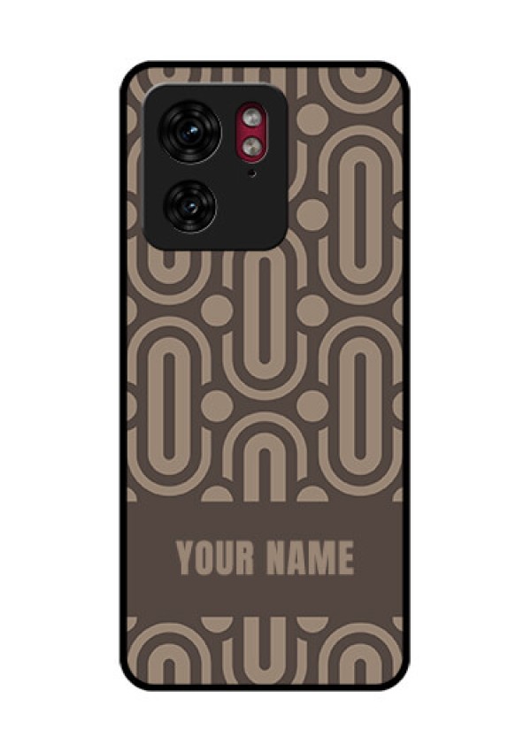 Motorola Edge 40 Custom Glass Phone Case - Captivating Zero Pattern Design