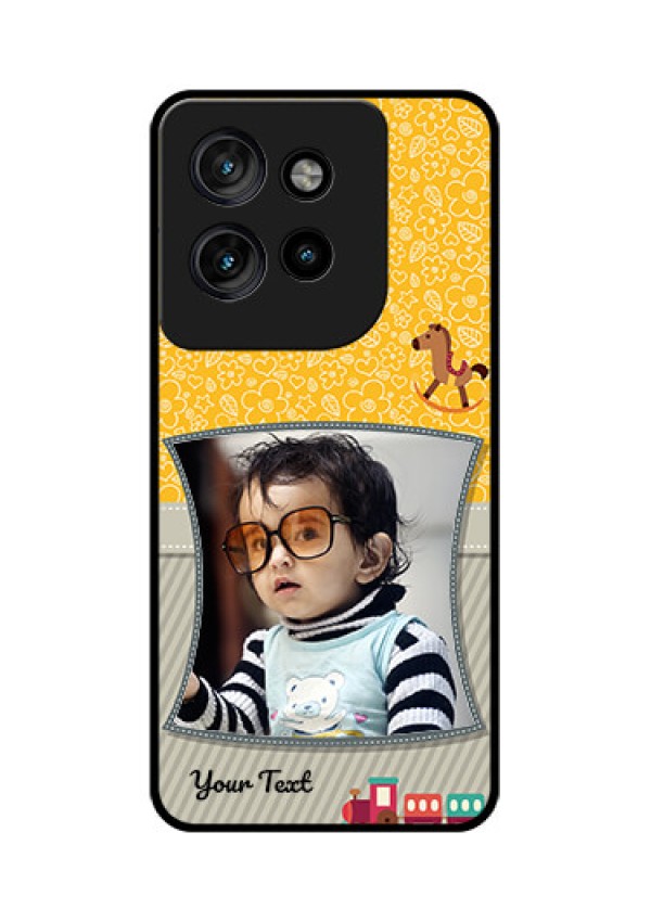 Motorola Edge 50 Neo Custom Glass Phone CaseBaby Picture Upload Design
