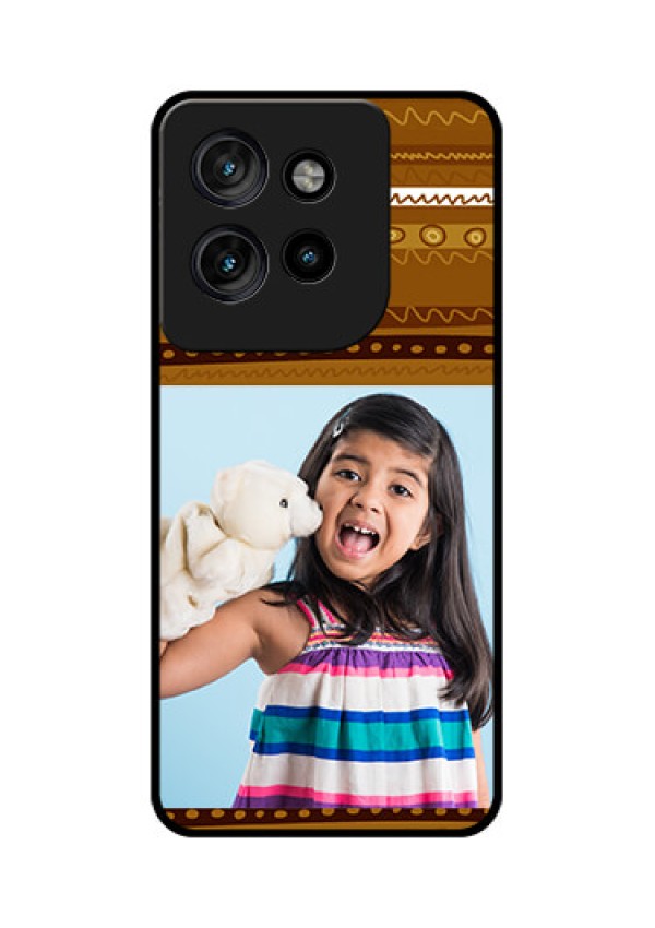 Motorola Edge 50 Neo Custom Glass Phone CaseFriends Picture Upload Design