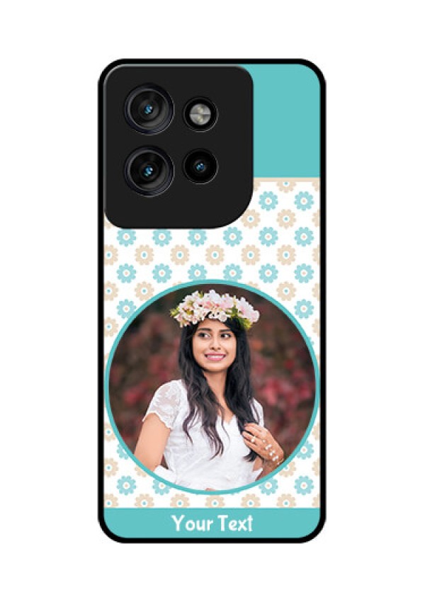 Motorola Edge 50 Neo Custom Glass Phone CaseBeautiful Flowers Design