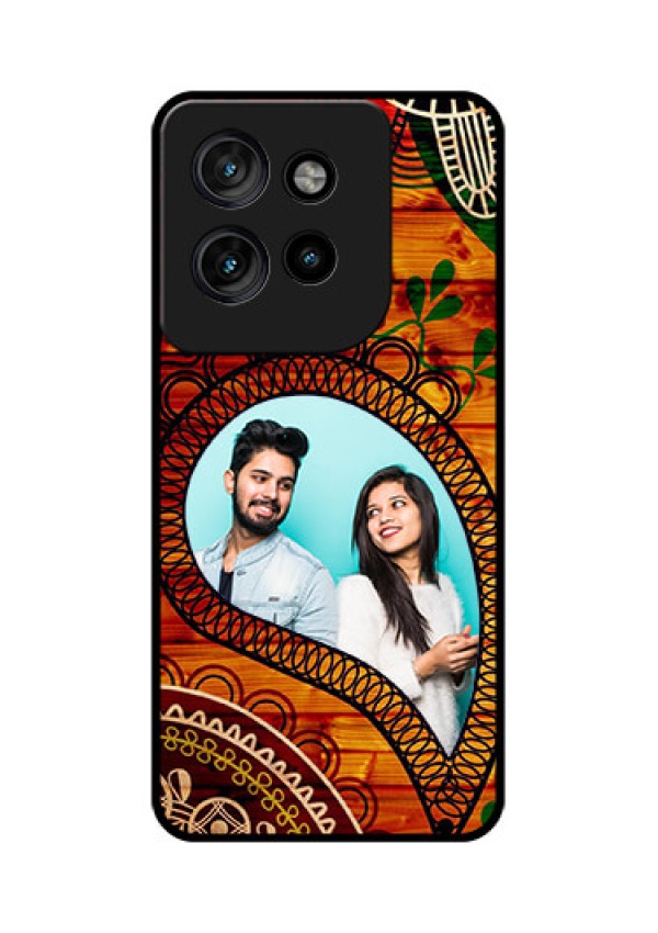 Motorola Edge 50 Neo Custom Glass Phone CaseAbstract Colorful Design