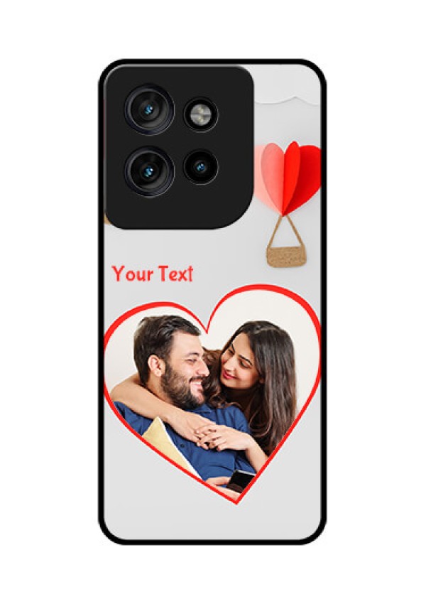 Motorola Edge 50 Neo Custom Glass Phone CaseParachute Love Design