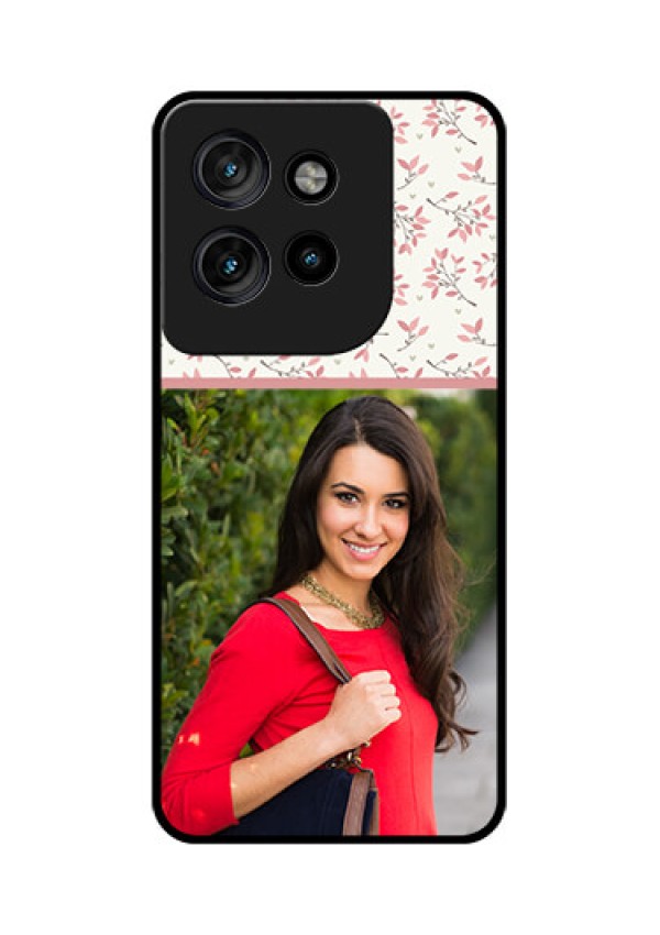 Motorola Edge 50 Neo Custom Glass Phone CaseStunning Floral Design