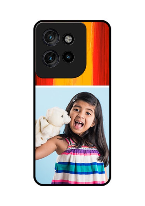 Motorola Edge 50 Neo Custom Glass Phone CaseMulti Color Design