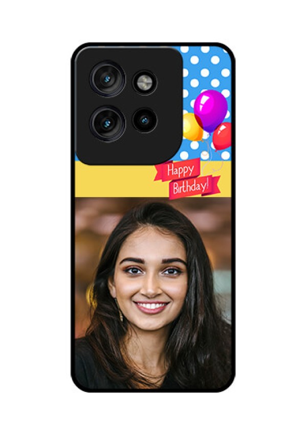 Motorola Edge 50 Neo Custom Glass Phone CaseHappy Birthday Design